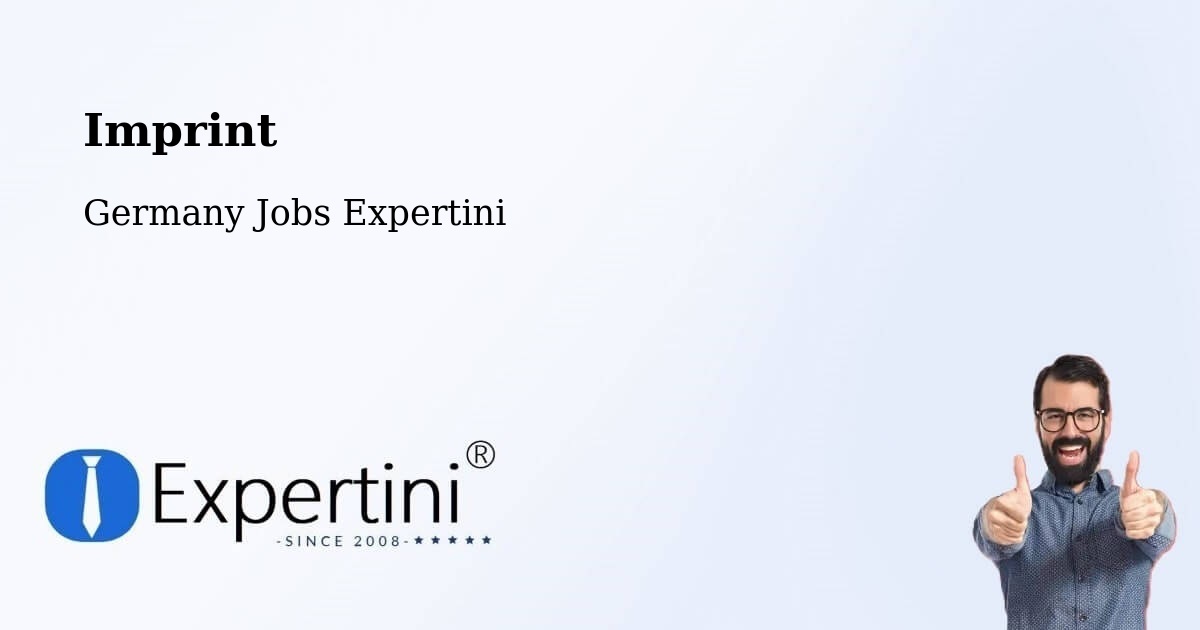 Imprint – Huglfing - Germany Jobs Expertini