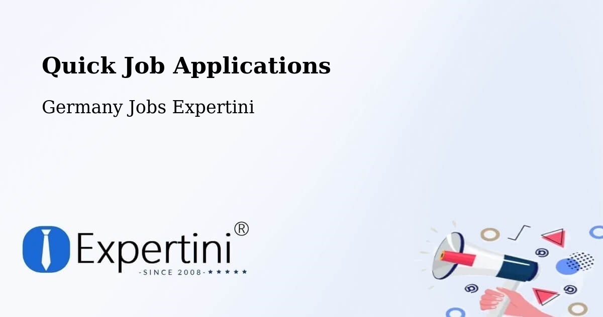 Quick Apply Feature – Huglfing - Germany Jobs Expertini